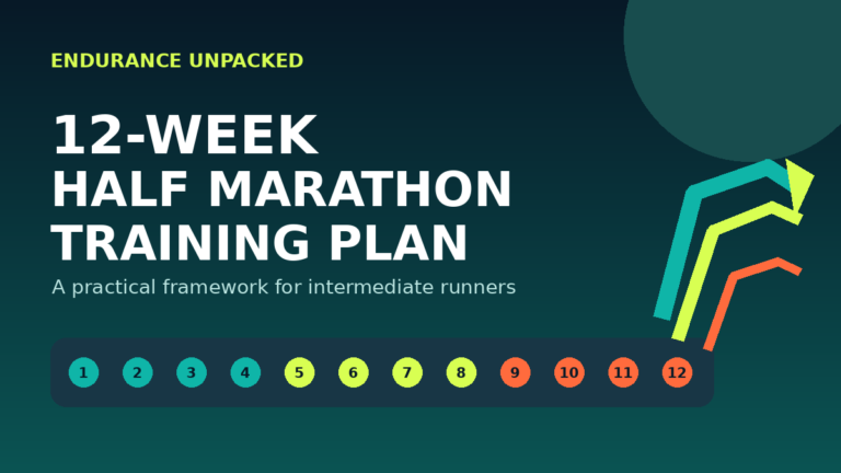 12-week half marathon training plan for intermediate runners